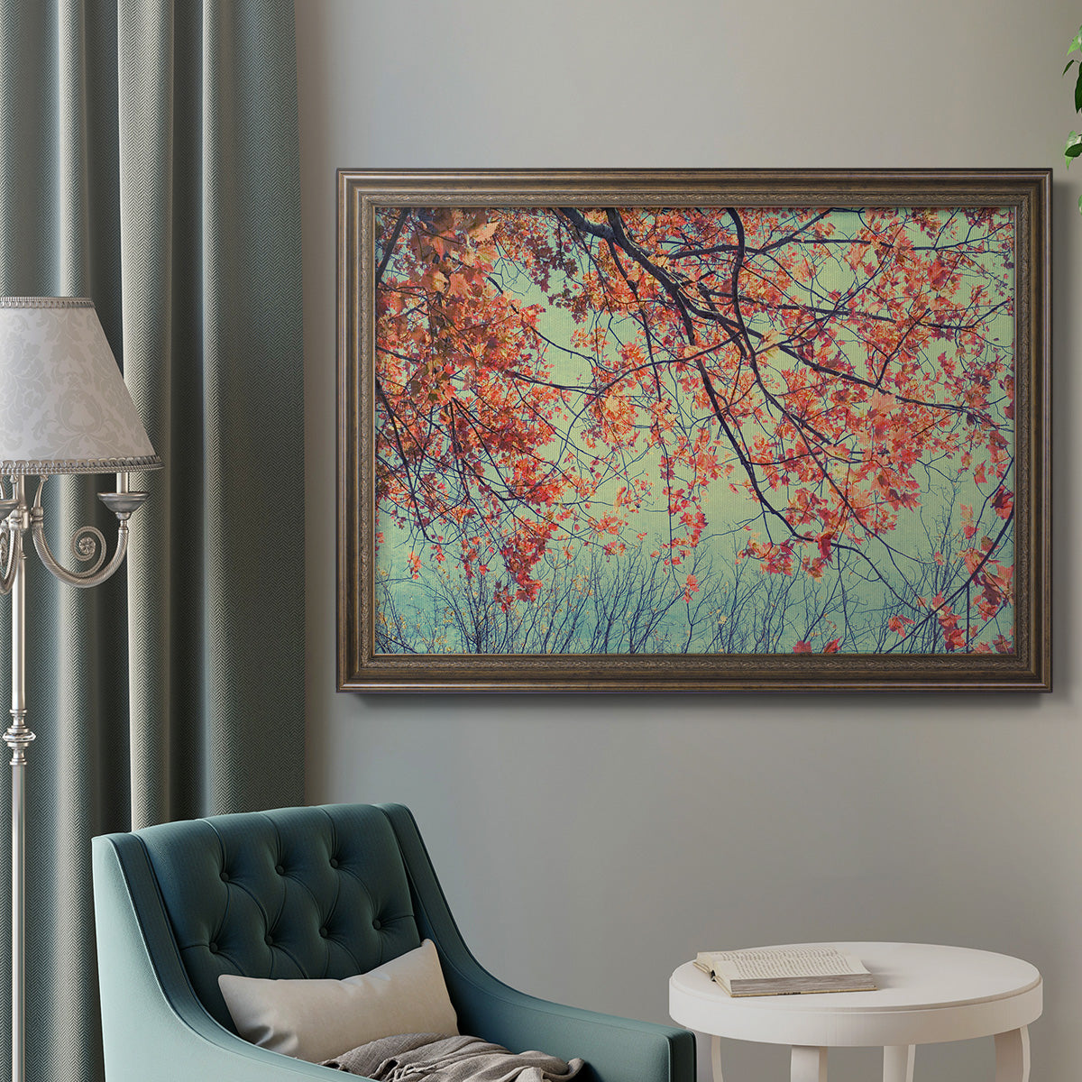 Autumn Tapestry II Premium Framed Canvas- Ready to Hang