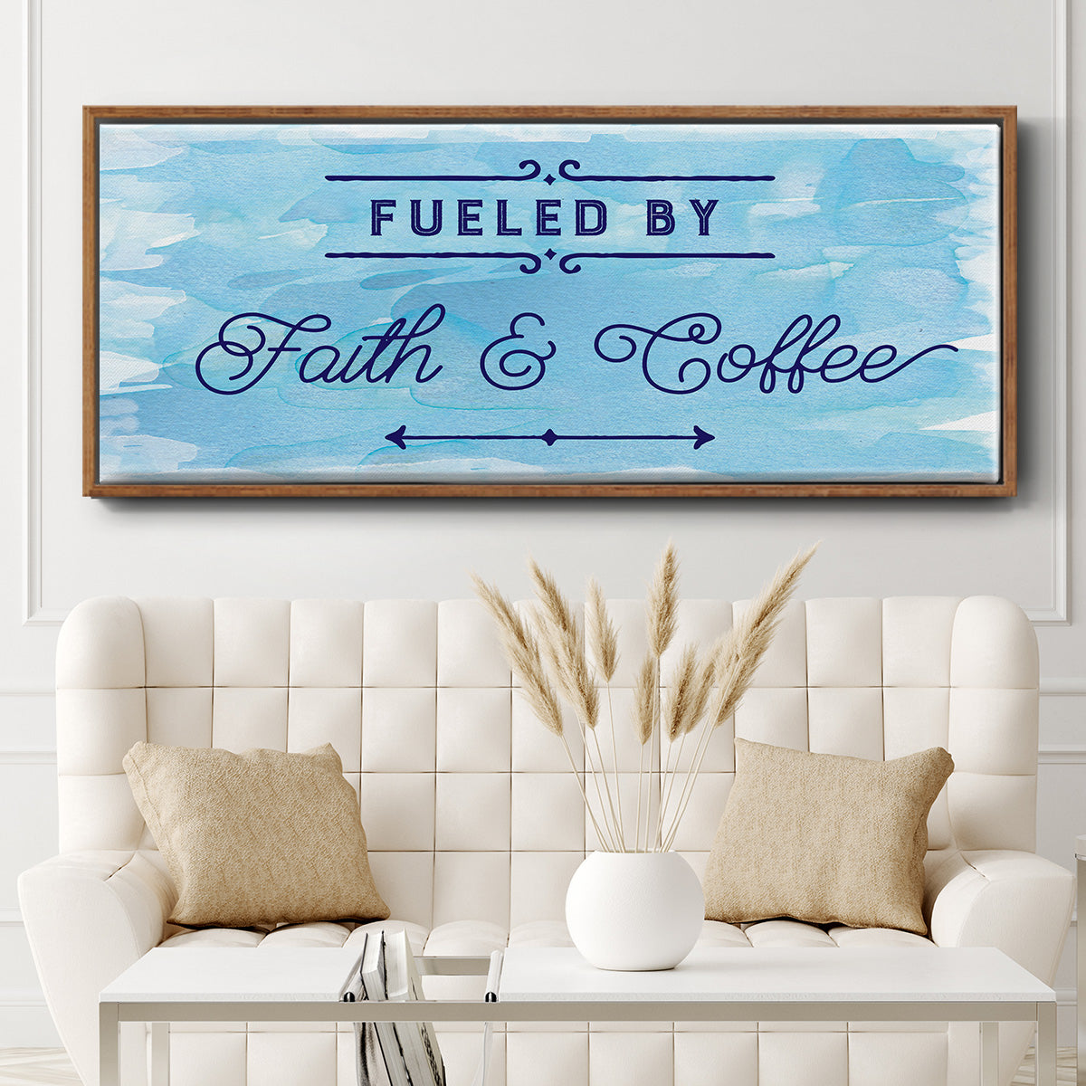 Fueled By - Floater Framed Canvas Print