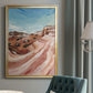 Impasto Plateau II - Modern Framed Canvas Print