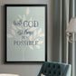 All Things - Modern Framed Canvas Print