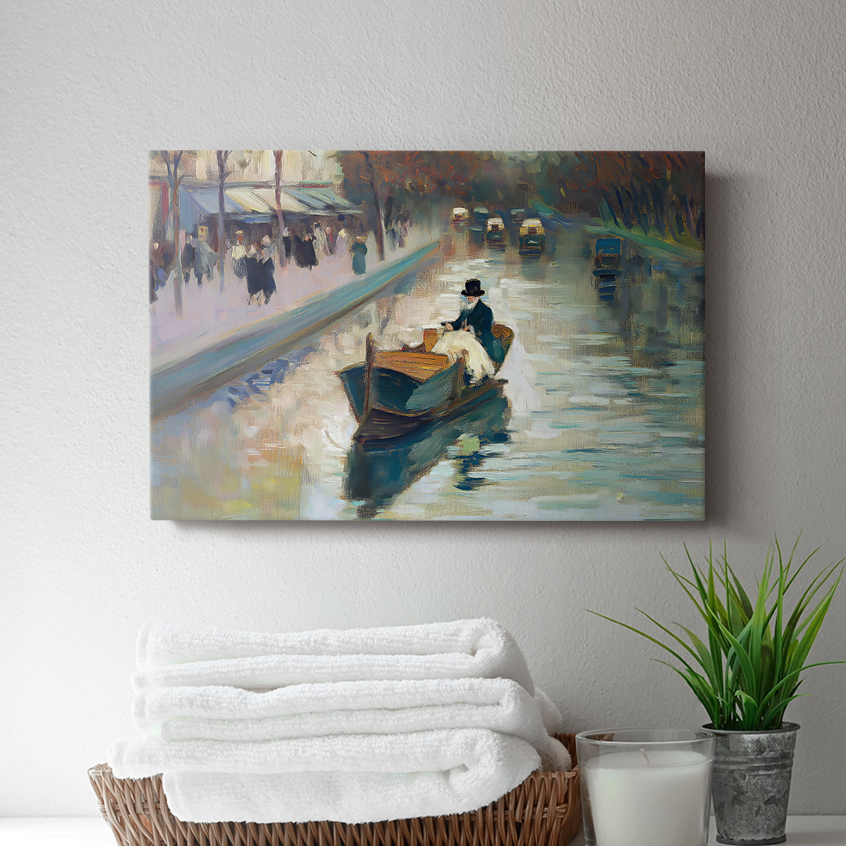 River Impression LXXXII - Canvas Art Print