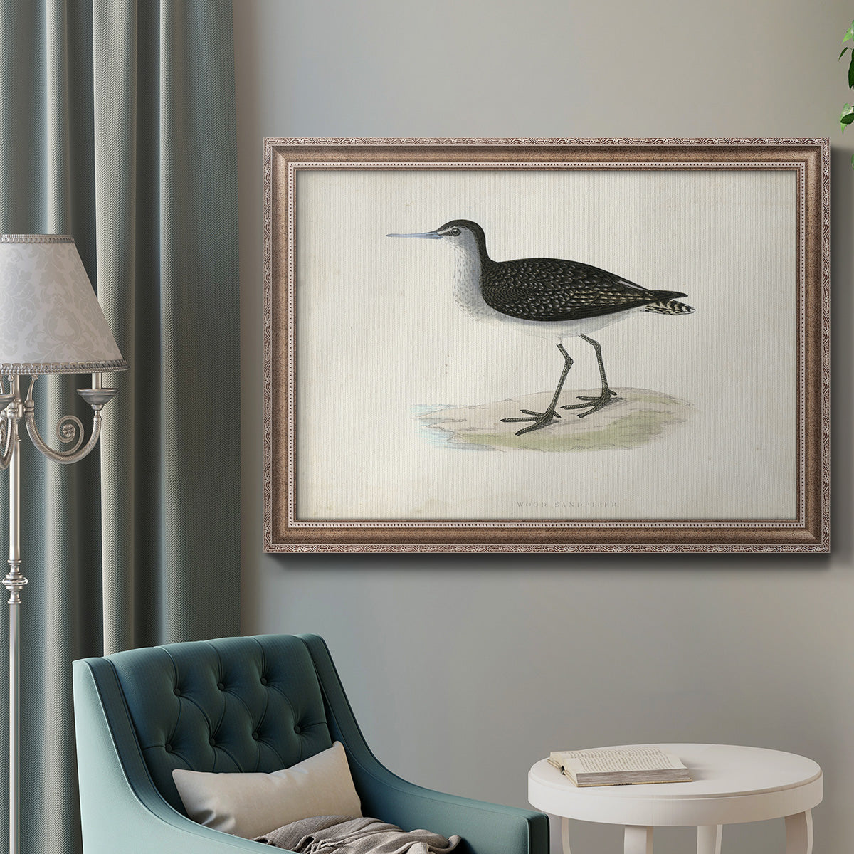 Morris Sandpipers VIII Premium Framed Canvas- Ready to Hang