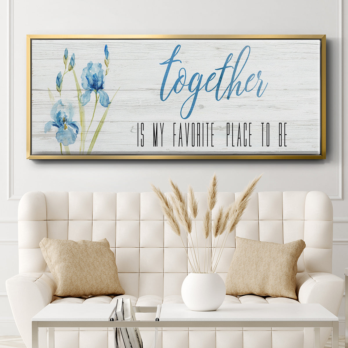 Together - Floater Framed Canvas Print