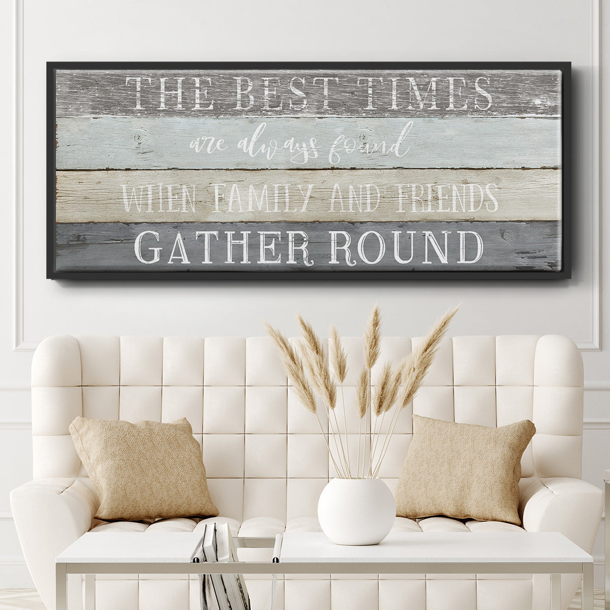 Best Times - Floater Framed Canvas Print