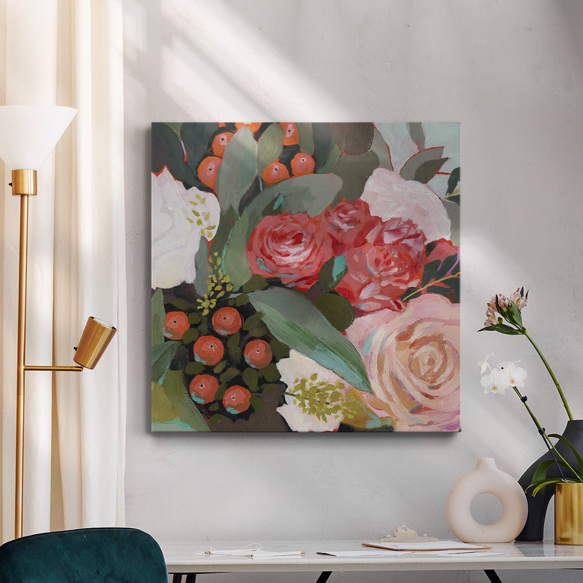 Eucalyptus Bouquet I - Canvas Art Print