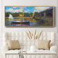 The Road Bridge, Argenteuil - Floater Framed Canvas Print