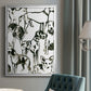 Canine Collage II - Modern Framed Canvas Print