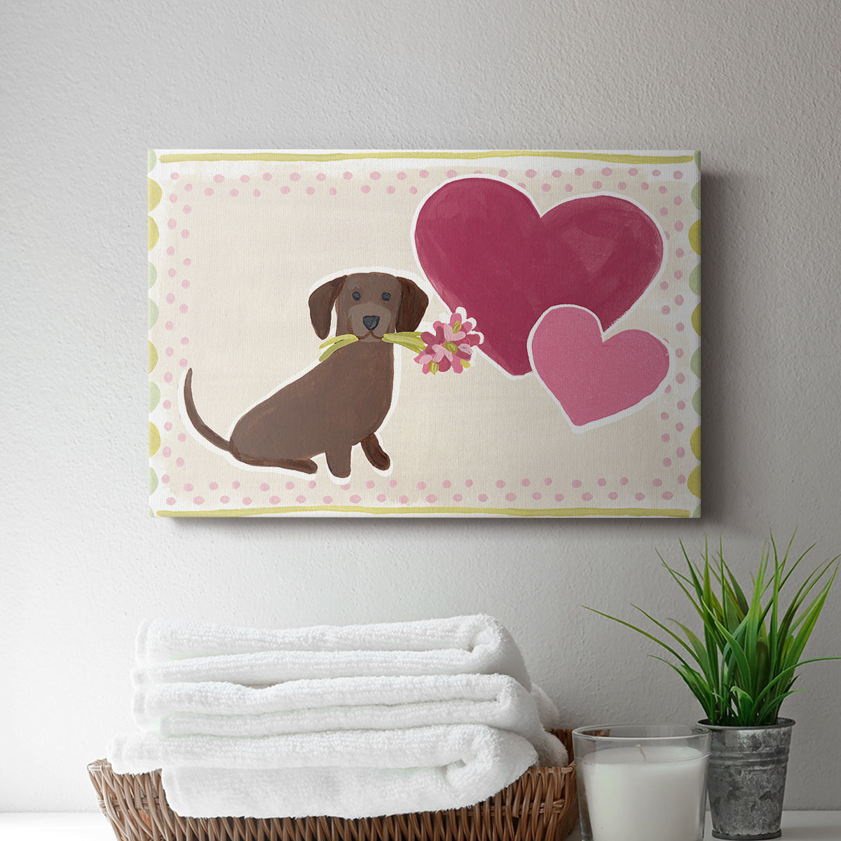 Dachshund Delight Collection A - Canvas Art Print