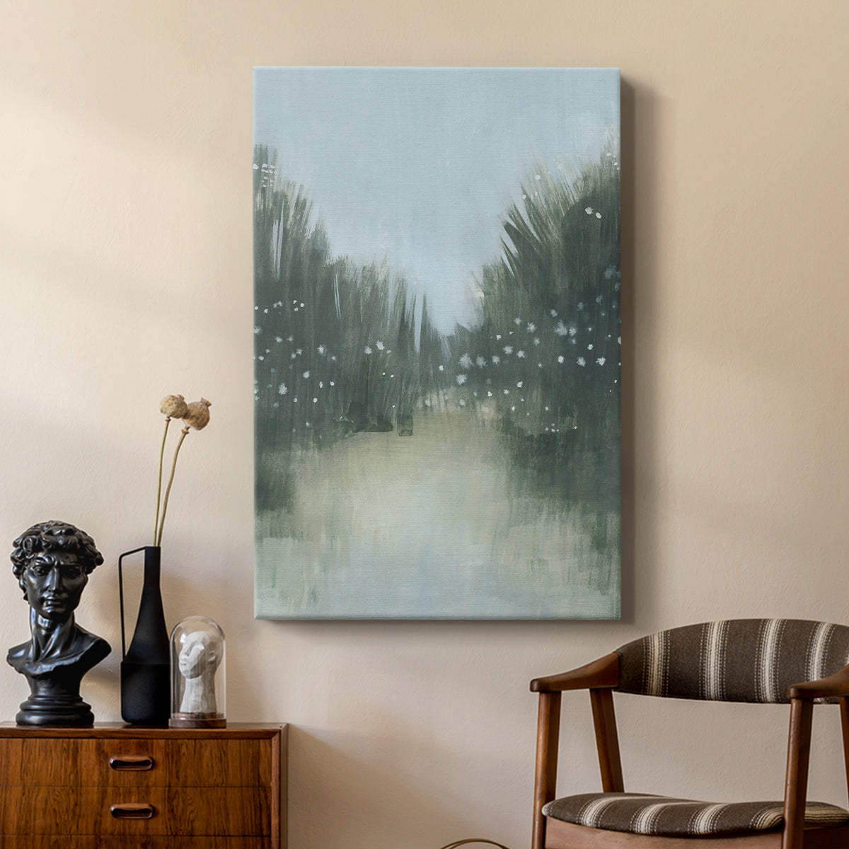 Marsh Morning Fog I - Canvas Art Print