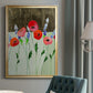 Poppy Party - Modern Framed Canvas Print