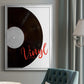 Vinyl - Modern Framed Canvas Print