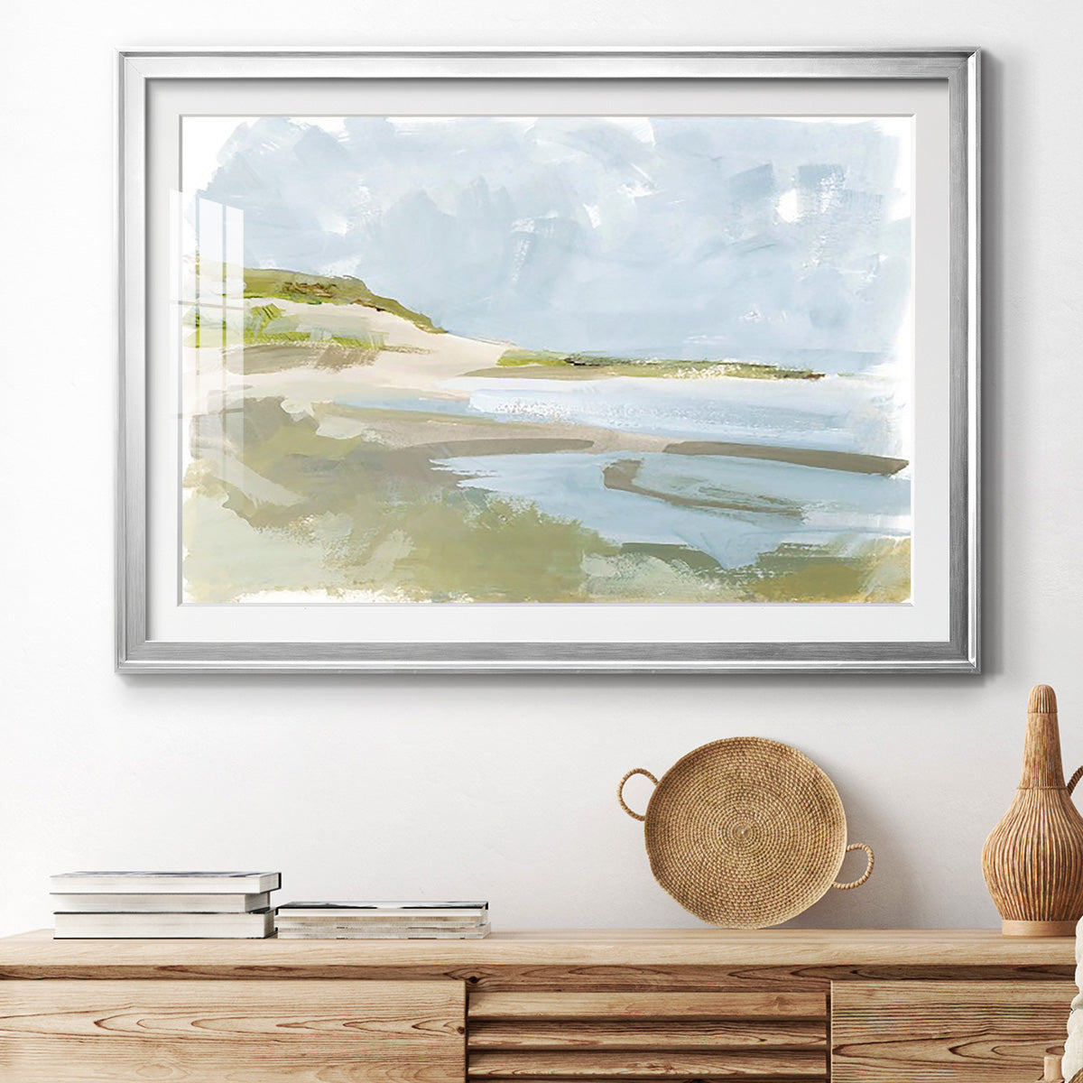 Sea Cove Impression II Premium Framed Print - Ready to Hang