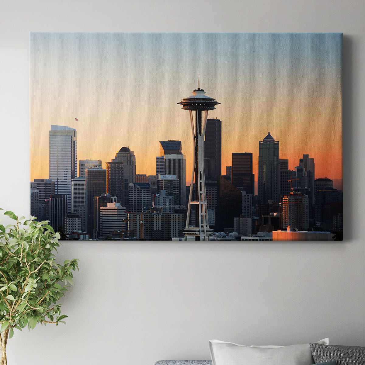 Seattle Downtown Skyline - Canvas Art Print
