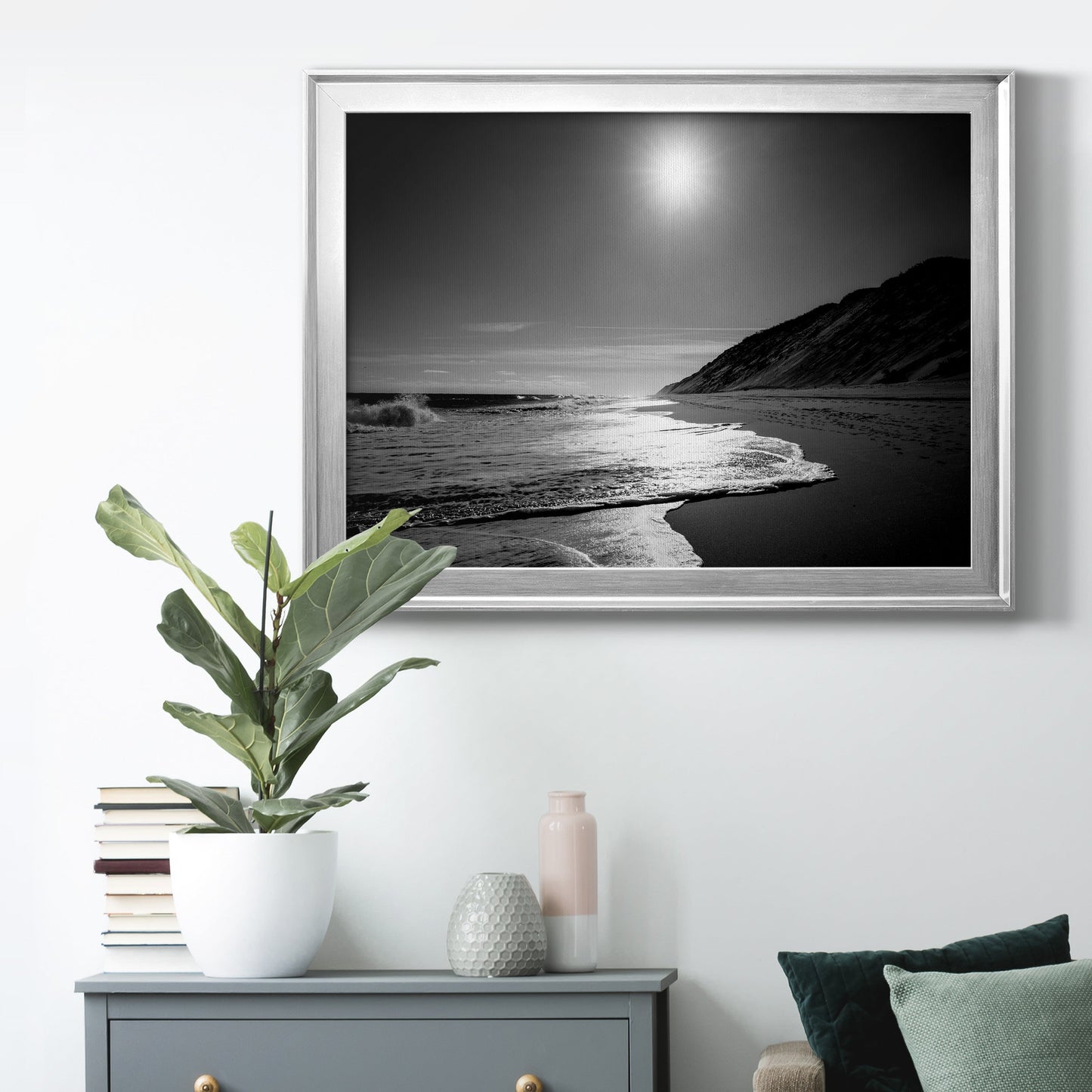 Against the Dune Premium Classic Framed Canvas - Ready to Hang