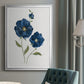 Blue Poppies - Modern Framed Canvas Print