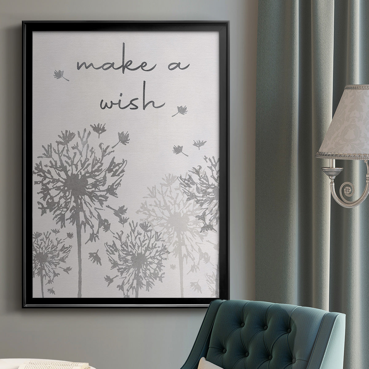 Make A Wish - Modern Framed Canvas Print