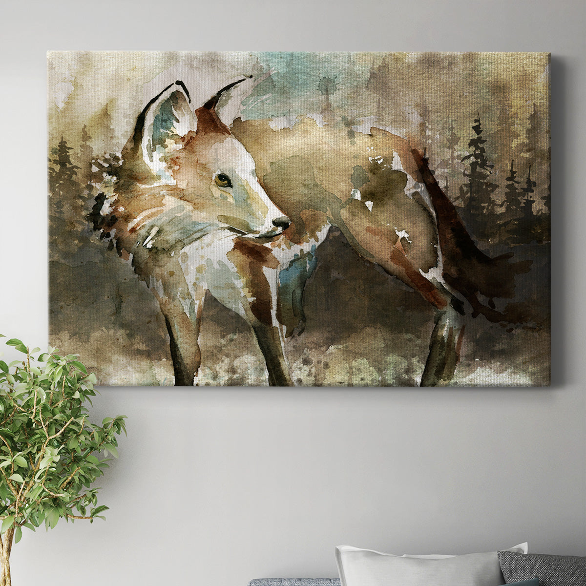 Lodge Twilight I - Canvas Art Print