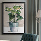 Potted Houseplant II - Modern Framed Canvas Print