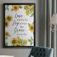 Grace Given Here - Modern Framed Canvas Print