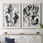 Ocean Inkblot I - Premium Framed Canvas 2 Piece Set - Ready to Hang