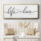 Life Takes You Love Brings You - Floater Framed Canvas Print