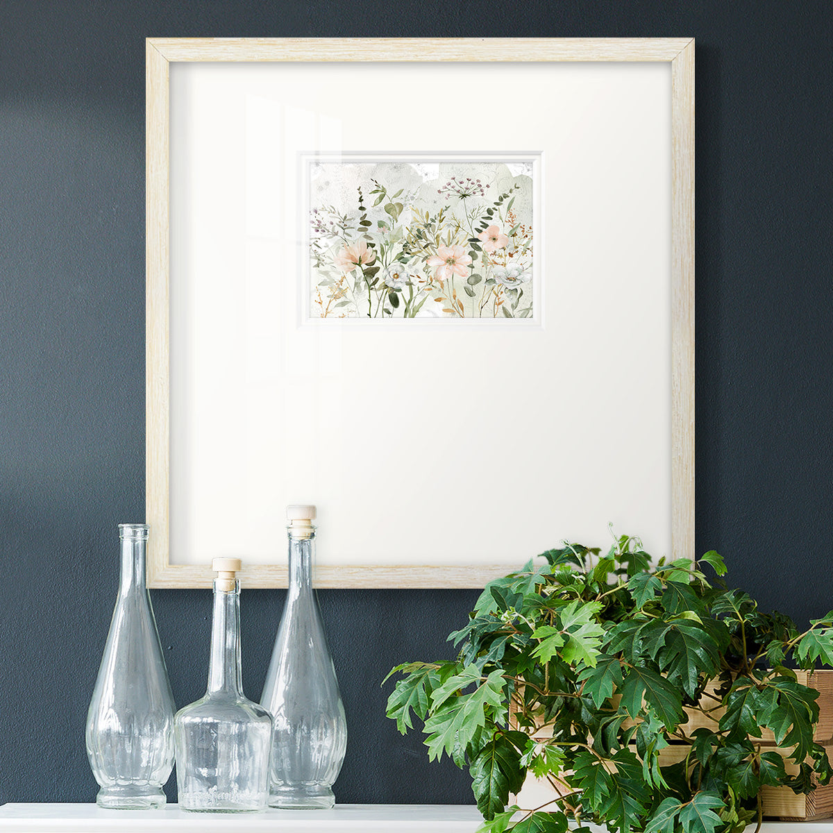 Botanical Sketchbook Premium Framed Print Double Matboard