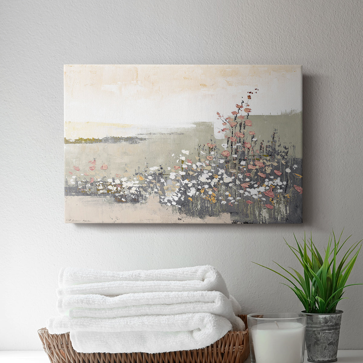 Floral Haze - Canvas Art Print