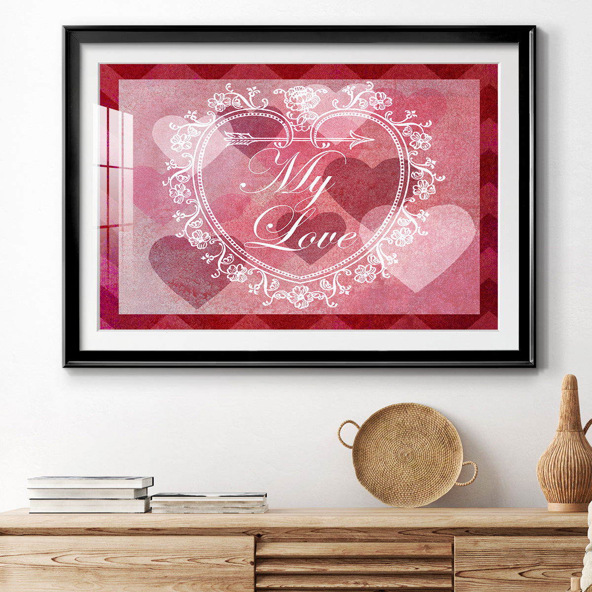 DIY Love Collection A - Modern Framed Art Print