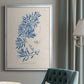 Blue Marine Algae III - Modern Framed Canvas Print