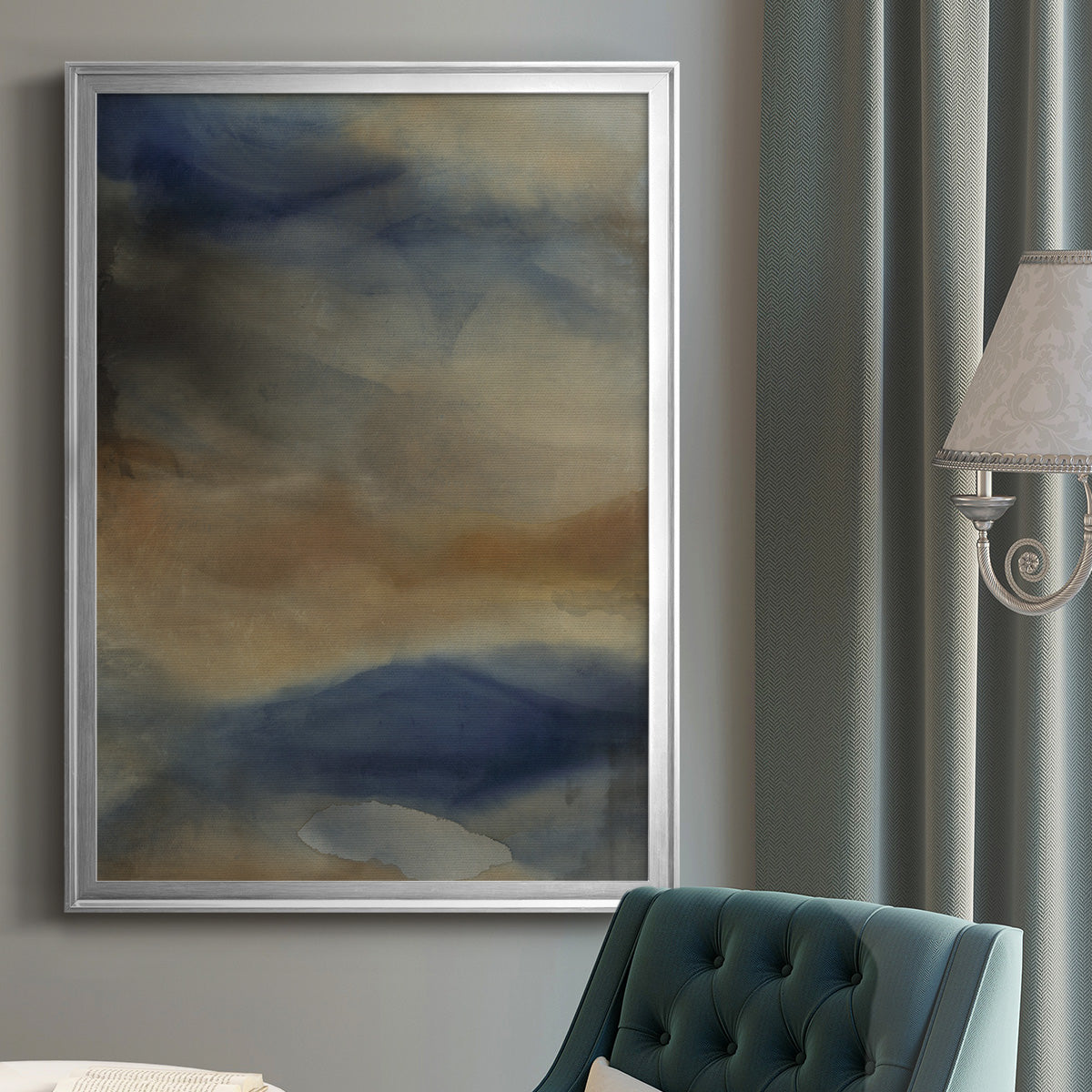 Reflection - Modern Framed Canvas Print