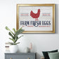 Farm Fresh Eggs Premium Classic Framed Canvas - Ready to Hang