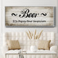 Beer Happy Hour - Floater Framed Canvas Print