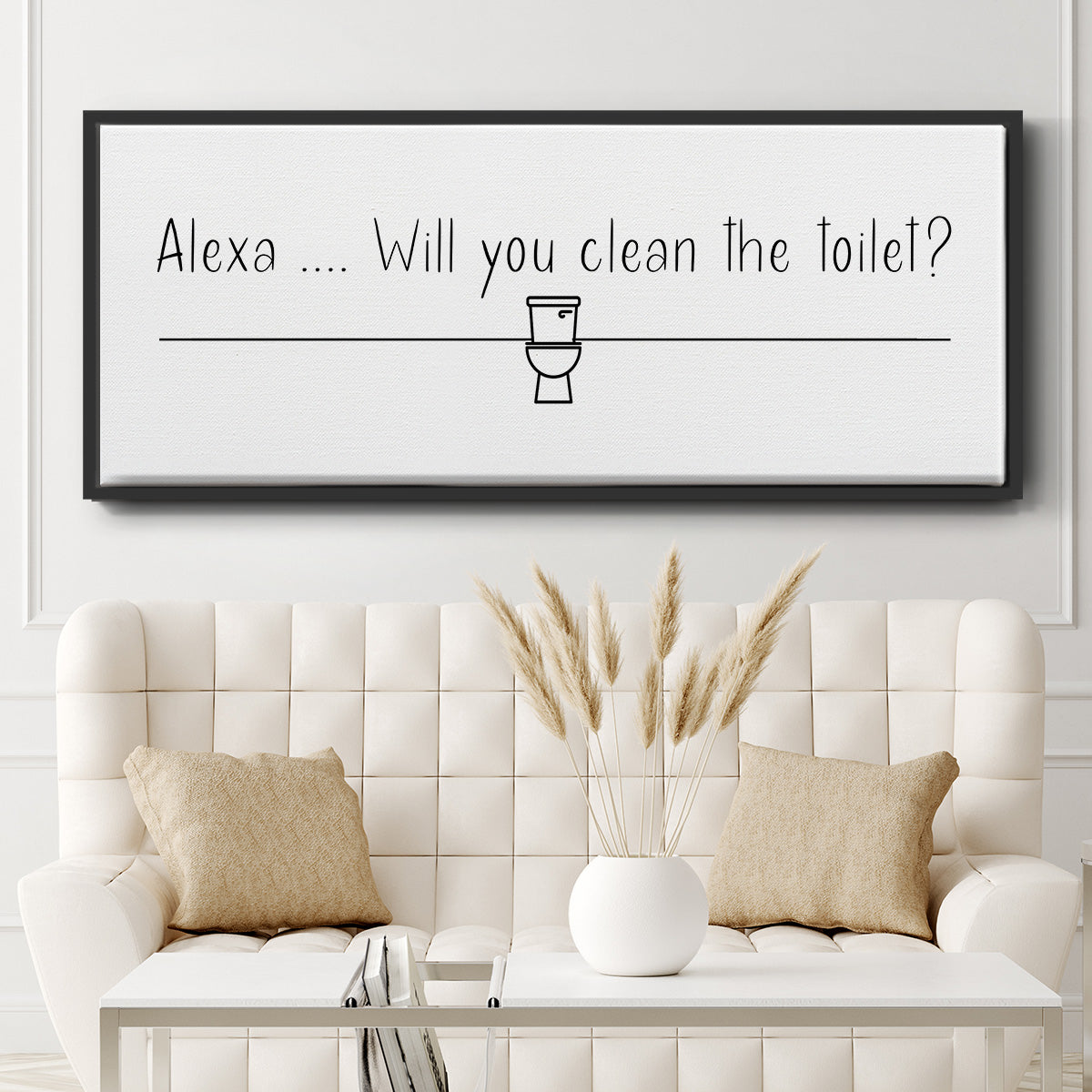 Alexa ... - Floater Framed Canvas Print