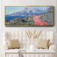 The Red Road Near Menton, 1884 - Floater Framed Canvas Print