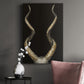 Spiral Antelope Horns Premium Gallery Wrapped Canvas - Ready to Hang