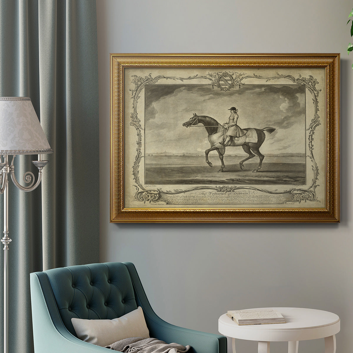 Distinguished Horses II Premium Framed Canvas- Ready to Hang