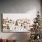 Snowwhite Manger Square - Canvas Art Print