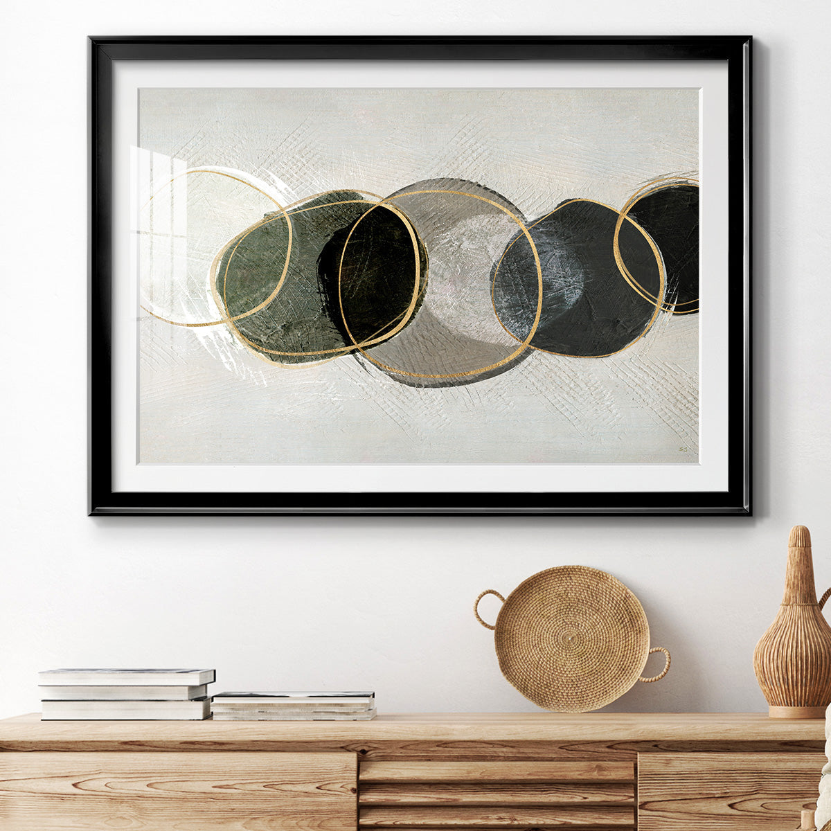 River Rock Premium Framed Print - Ready to Hang