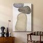 River Rocks Contour I - Canvas Art Print