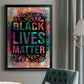 Graffiti Black Lives Matter - Modern Framed Canvas Print