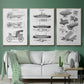 Industrial Flight - Floater Framed Canvas Set