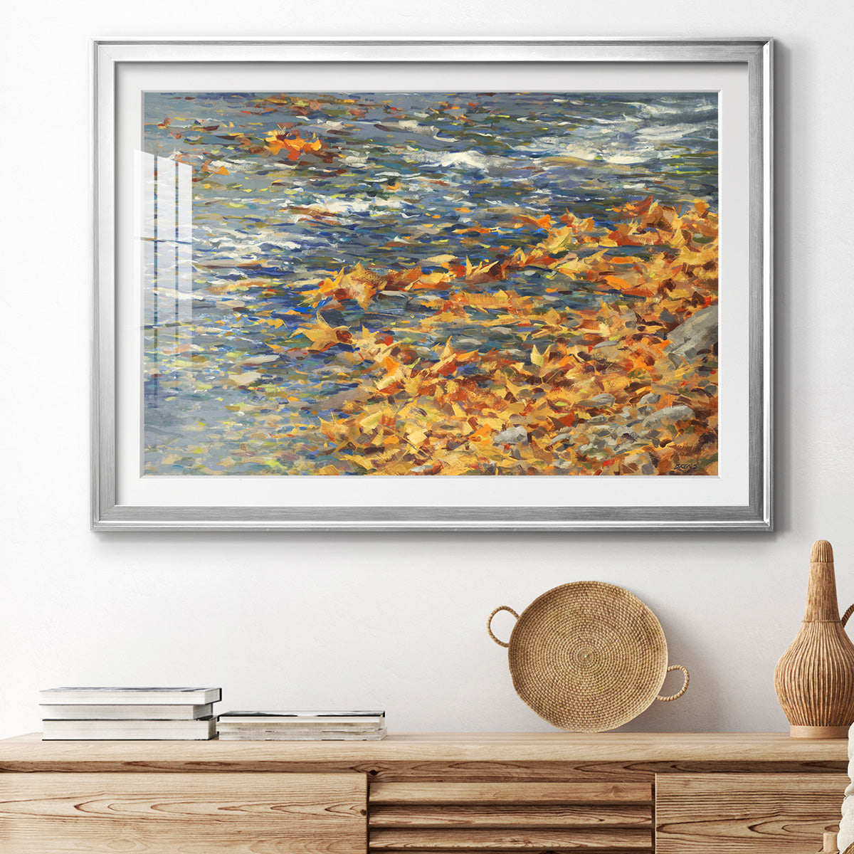 Autumn Creek Premium Framed Print - Ready to Hang