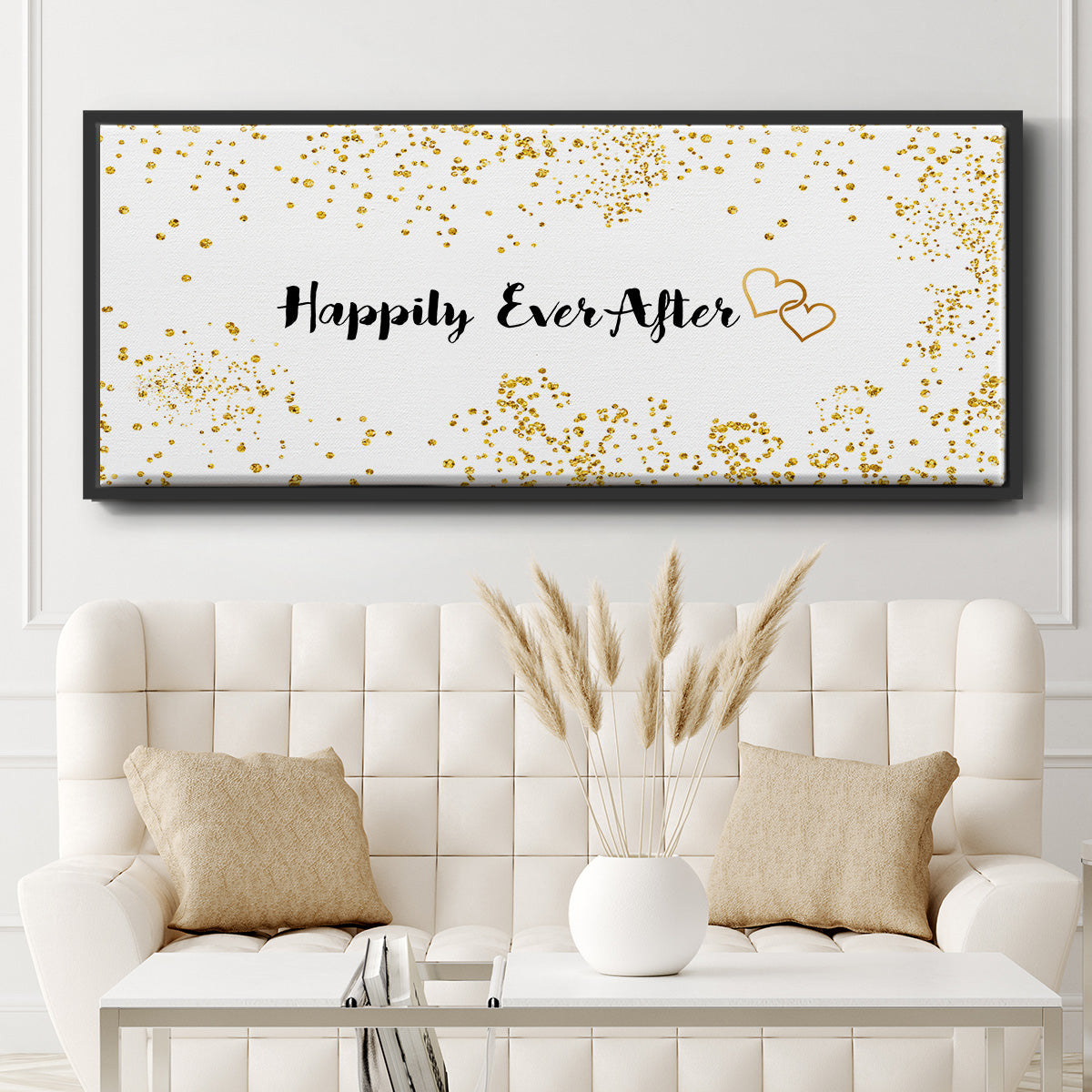 Happily Ever After - Floater Framed Canvas Print
