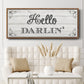 Hello Darlin' - Floater Framed Canvas Print