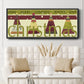 Happy Merry Joyous - Floater Framed Canvas Print