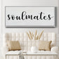 Soulmates - Floater Framed Canvas Print