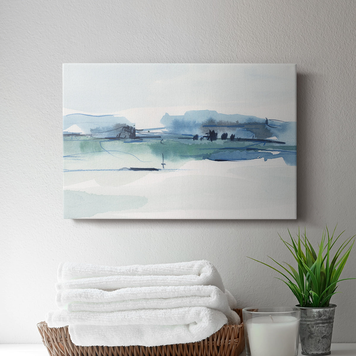 Ultramarine Vista II - Canvas Art Print