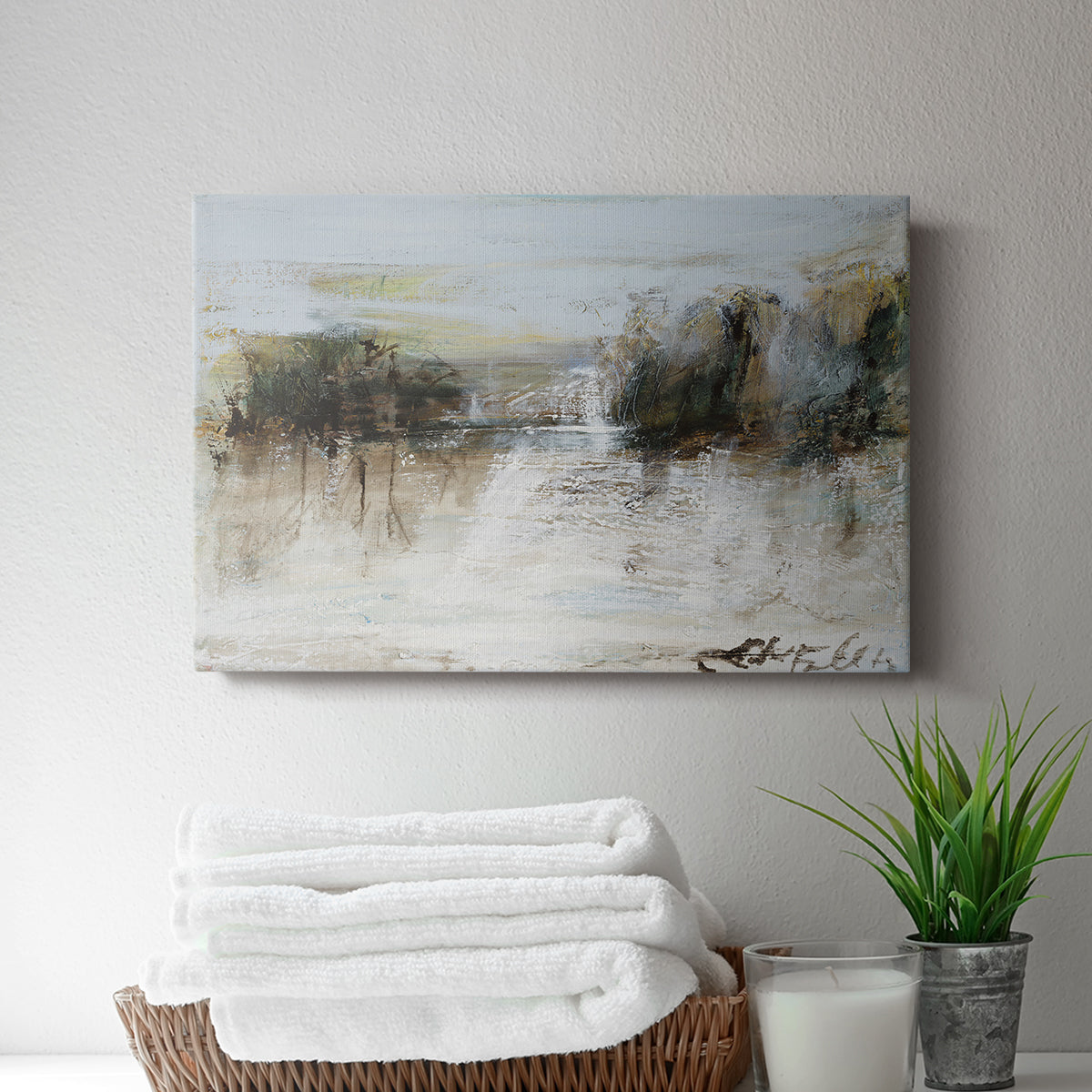 Wintery Horizon I - Canvas Art Print