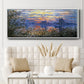 Sunset on the Seine - Floater Framed Canvas Print