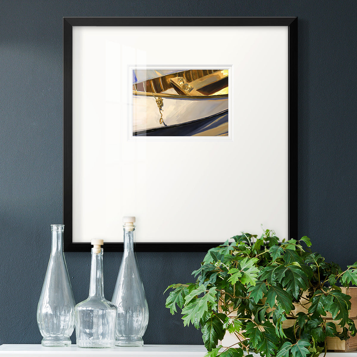 Golden Cano III Premium Framed Print Double Matboard